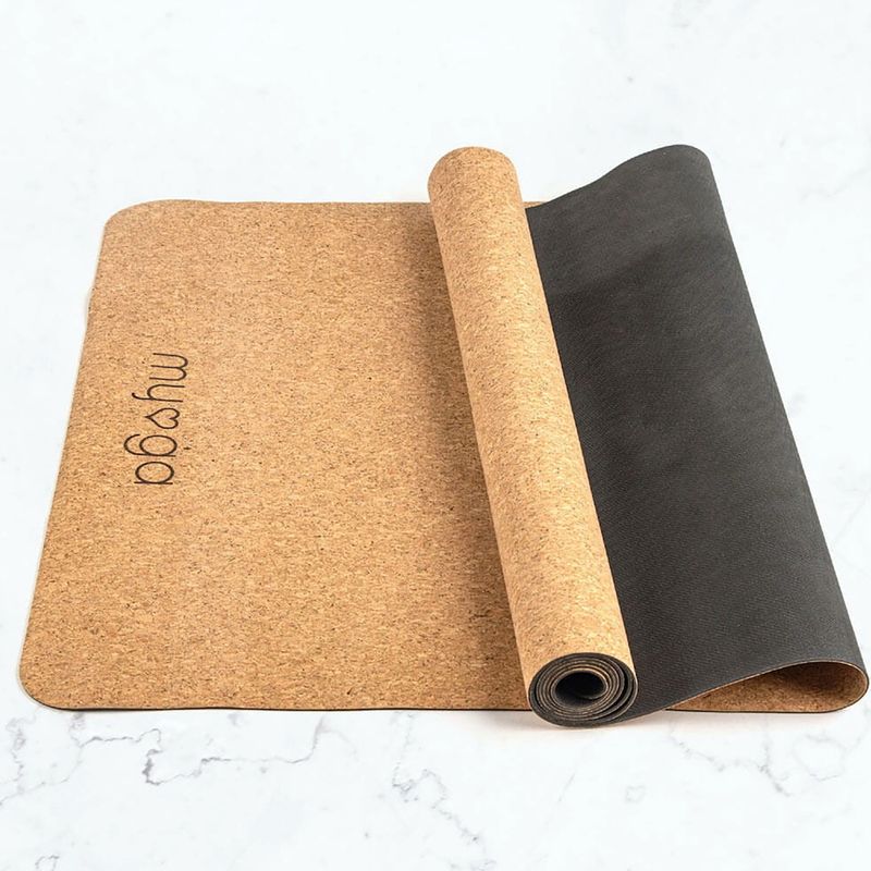 Tappetino da yoga Myga Cork/Rubber 2 mm brown 6
