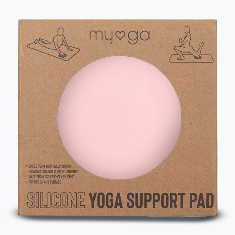 Tappetino in gel per yoga Myga Support Pad pink 10