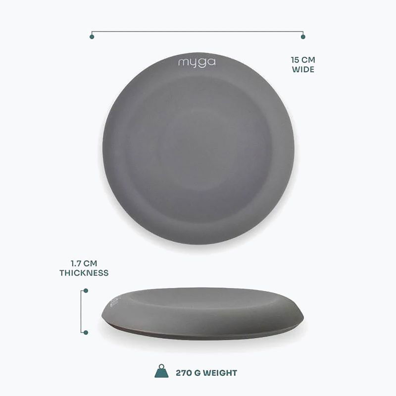 Tappetino in silicone Myga Support grey 4
