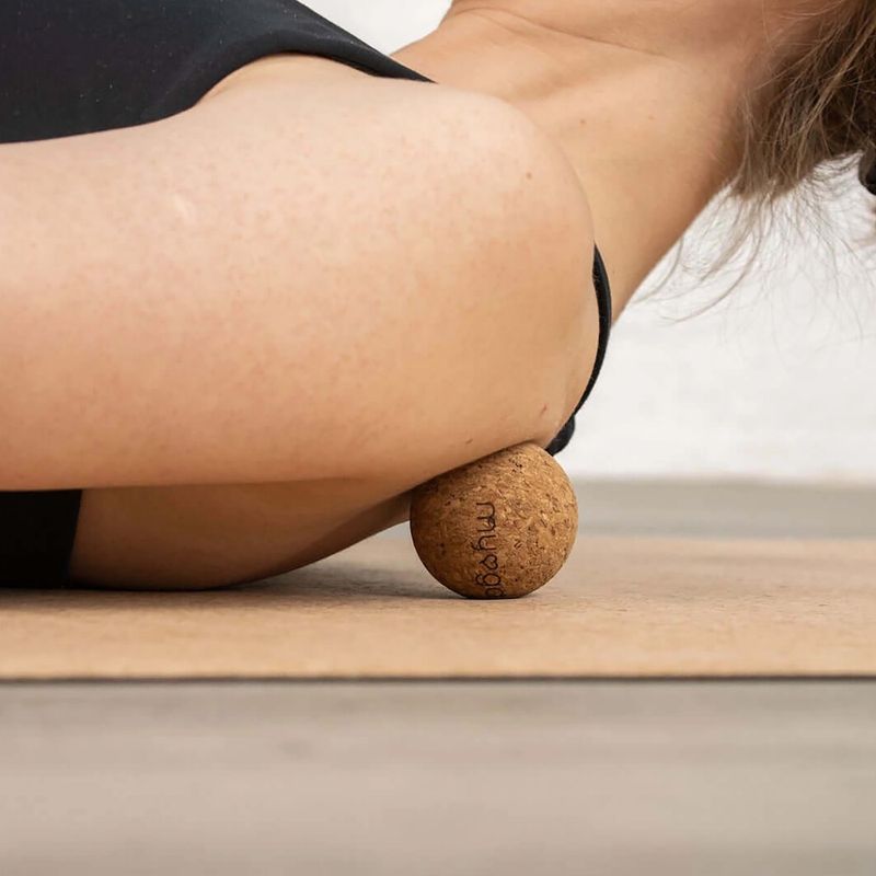 Palla da massaggio Myga 5 cm brown 5
