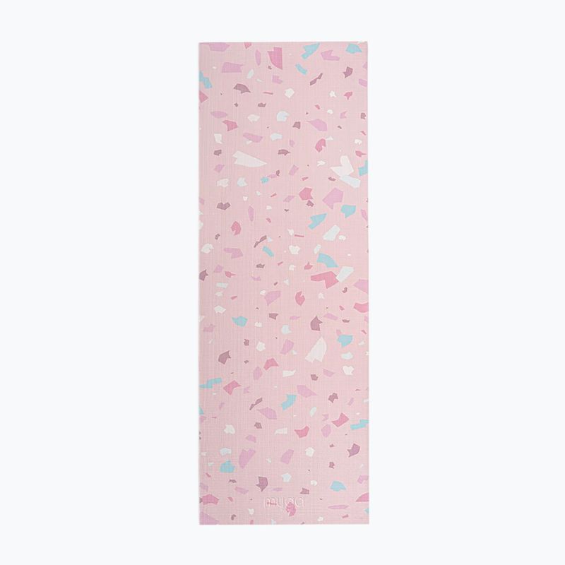 Set yoga Myga Terrazzo Yoga Set mat + block + strap purple 12
