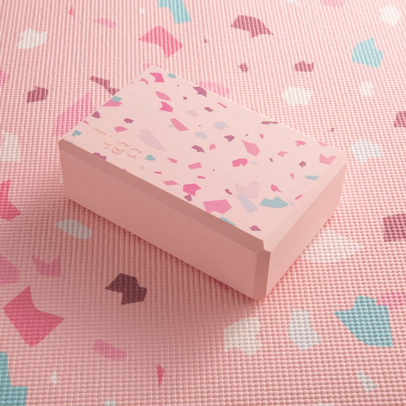 Blocco per yoga Myga Terazzo do jogi pink 2