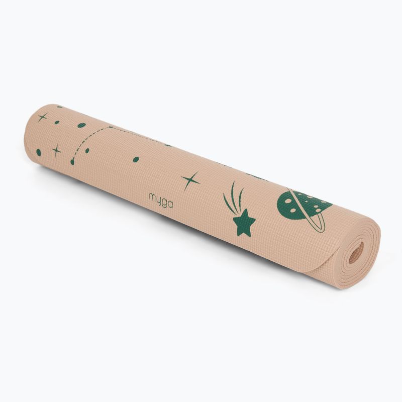 Tappetino da yoga Myga Dino 3 mm beige 6
