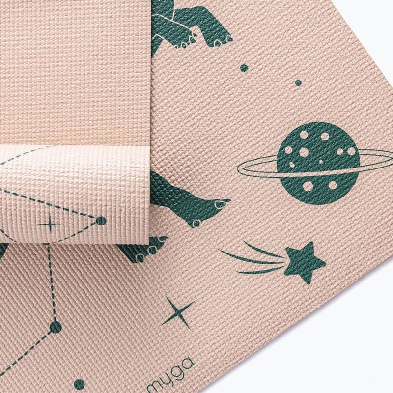 Tappetino da yoga Myga Dino 3 mm beige 9