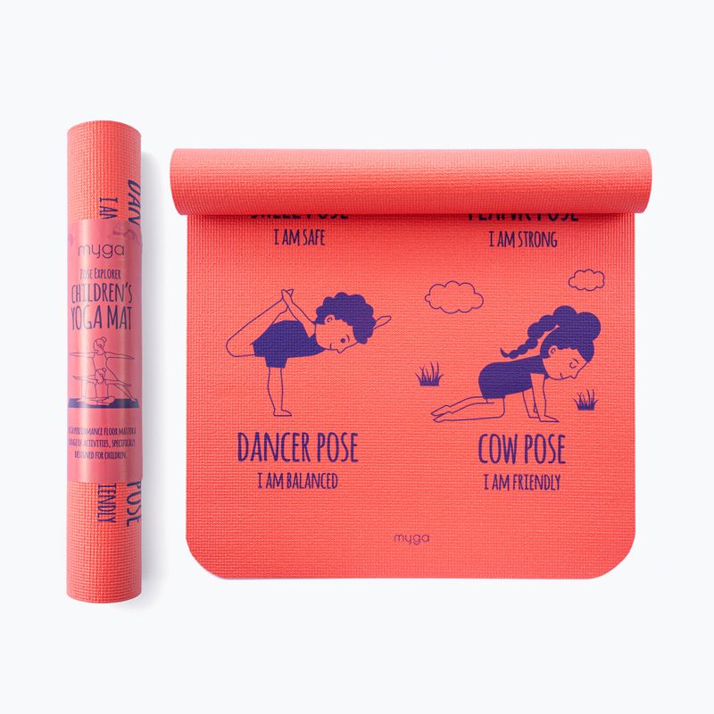 Tappetino da yoga Myga Pose 3 mm red 2