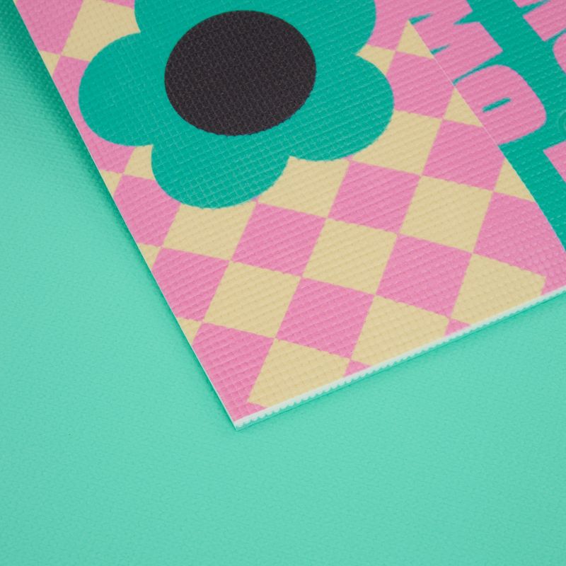 Set yoga Myga Spirit Yoga Set mat + block + turquoise strap 4