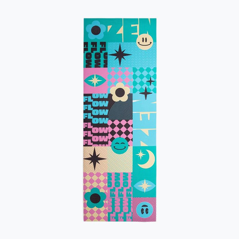 Set yoga Myga Spirit Yoga Set mat + block + turquoise strap 16