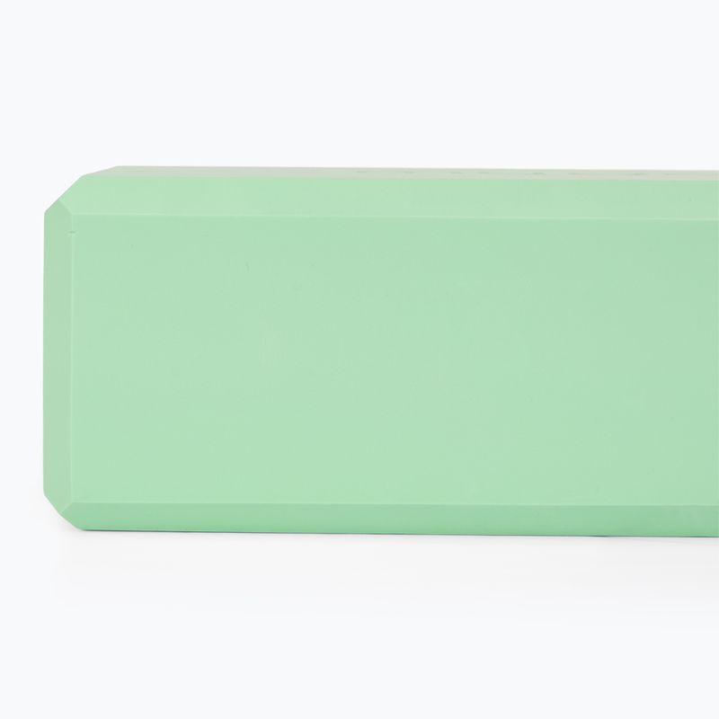 Set yoga Myga Sage Palm Yoga Set mat + block + green strap 6