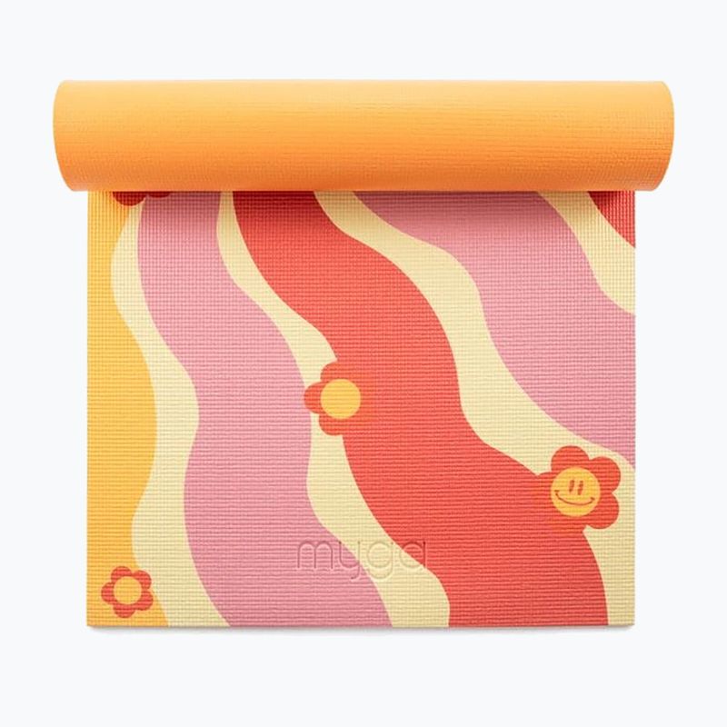 Tappetino da yoga Myga Groovy yellow 2