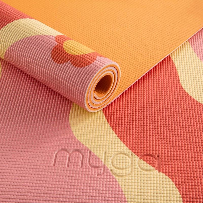 Tappetino da yoga Myga Groovy yellow 4