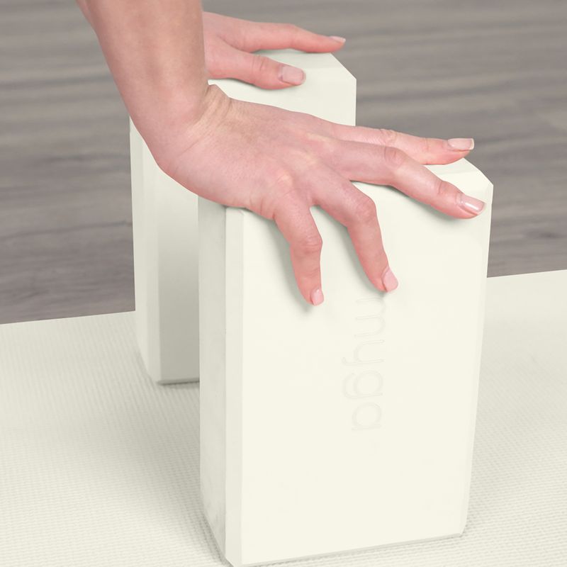 Blocco per yoga Myga Foam Block do jogi cream 4