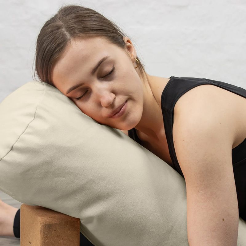 Rullo per yoga Myga beige 5