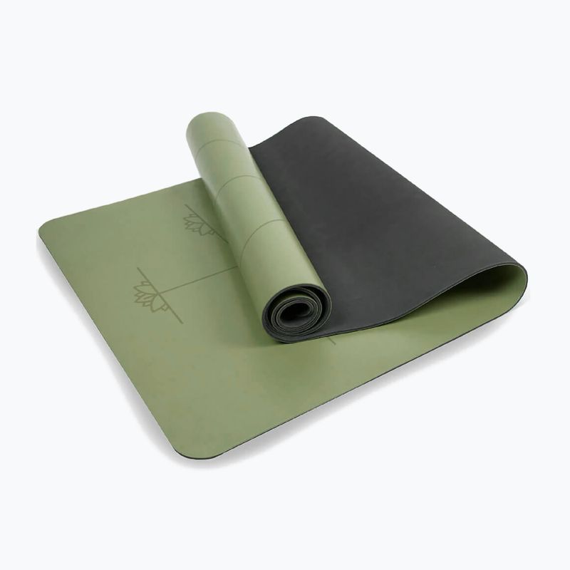 Tappetino da yoga Myga Alignment XL 6 mm green 2