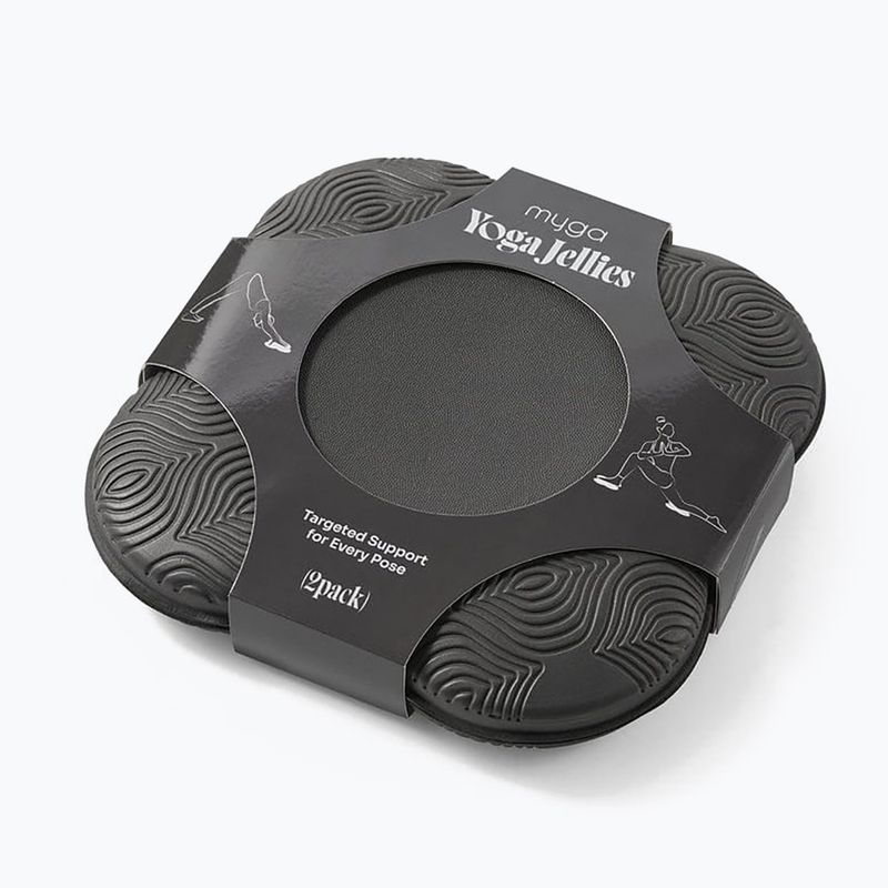 Tappetino in gel per yoga Myga 2 pcs. black 5