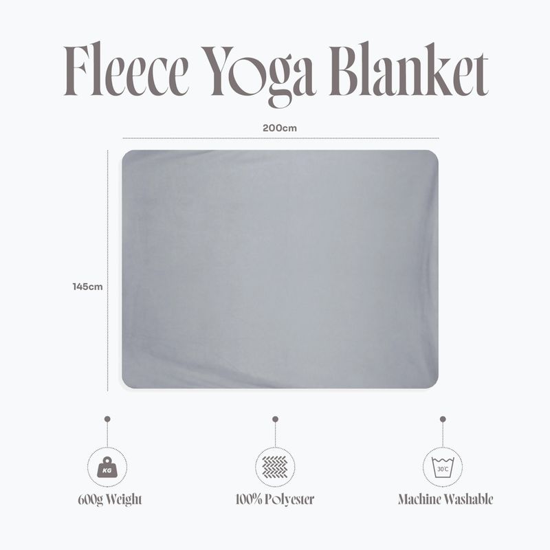 Coperta da yoga Myga Fleece stone 9