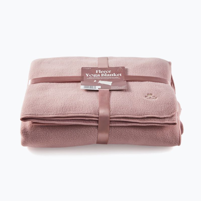 Coperta da yoga Myga Fleece blush 2