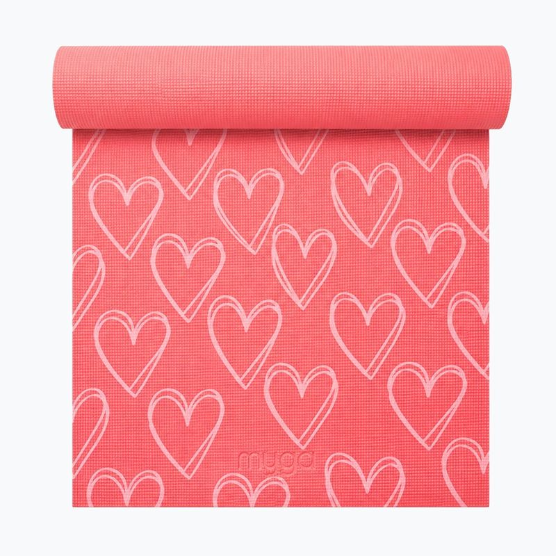 Tappetino da yoga Myga Heart Limited Edition red 2