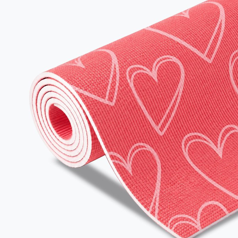 Tappetino da yoga Myga Heart Limited Edition red 3