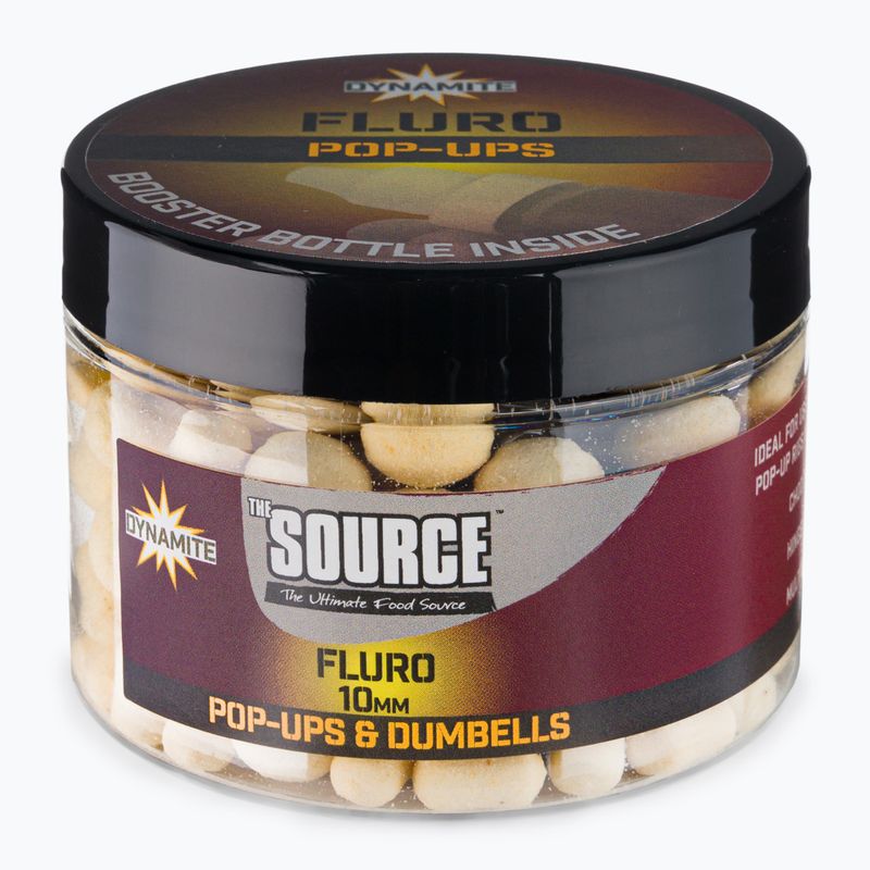 Dynamite Baits The Source Fluoro Pop Up boilies galleggianti per carpe bianche