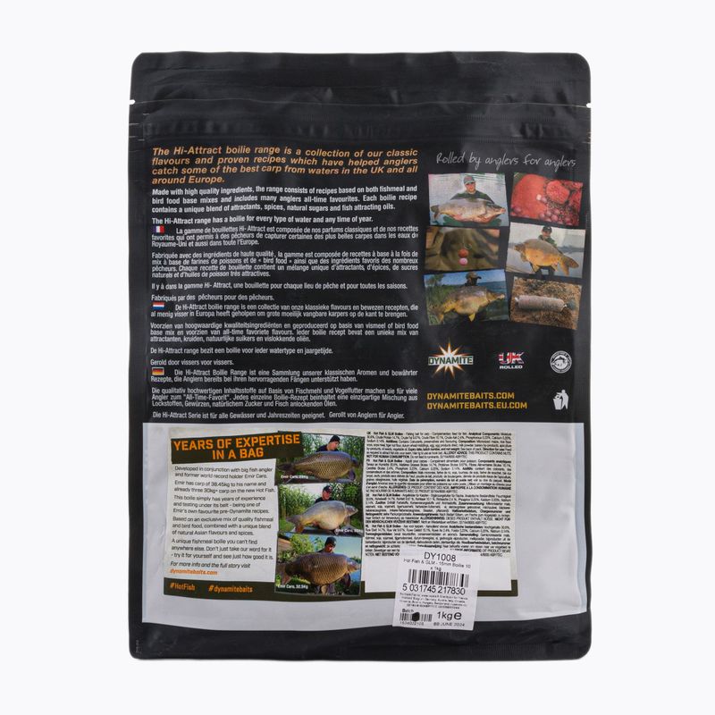 Boilies per carpa marrone Dynamite Baits Hot Fish & GLM ADY041008 2