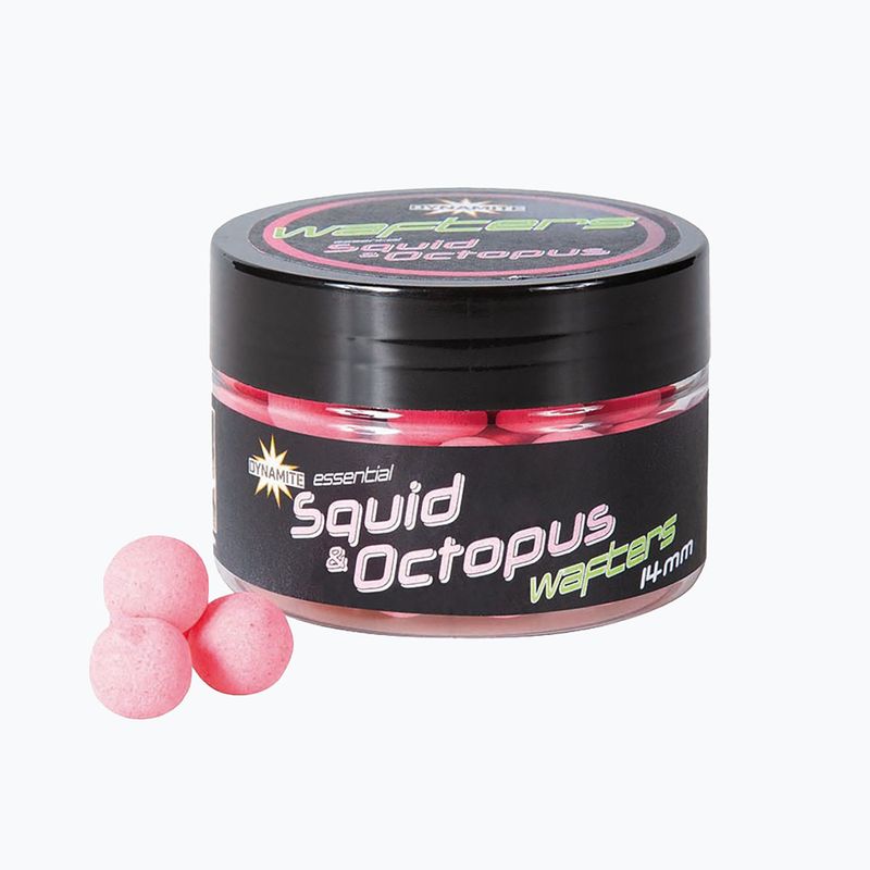 Dynamite Baits Fluoro Wafters Squid & Octopus rosa esca per carpe ADY041600