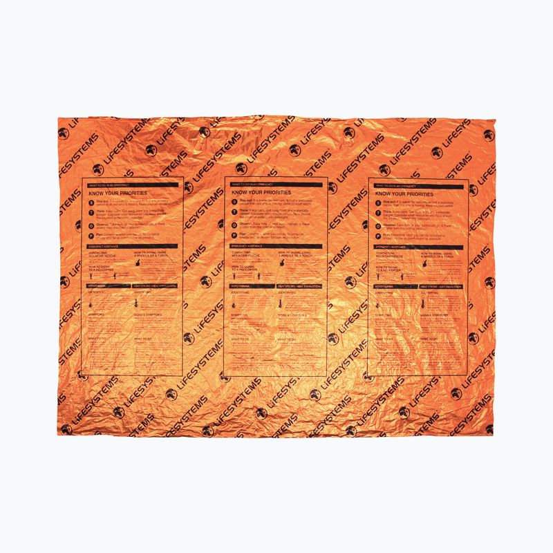 Coperta Lifesystems Heatshield Singola arancione