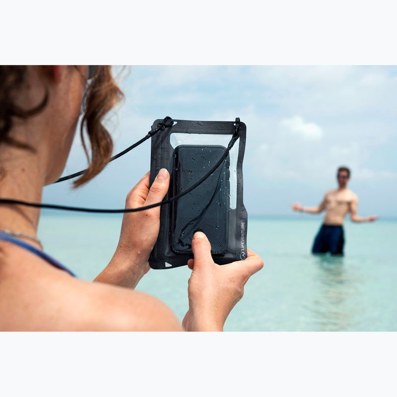 Custodia impermeabile per telefono Lifeventure grigio 6