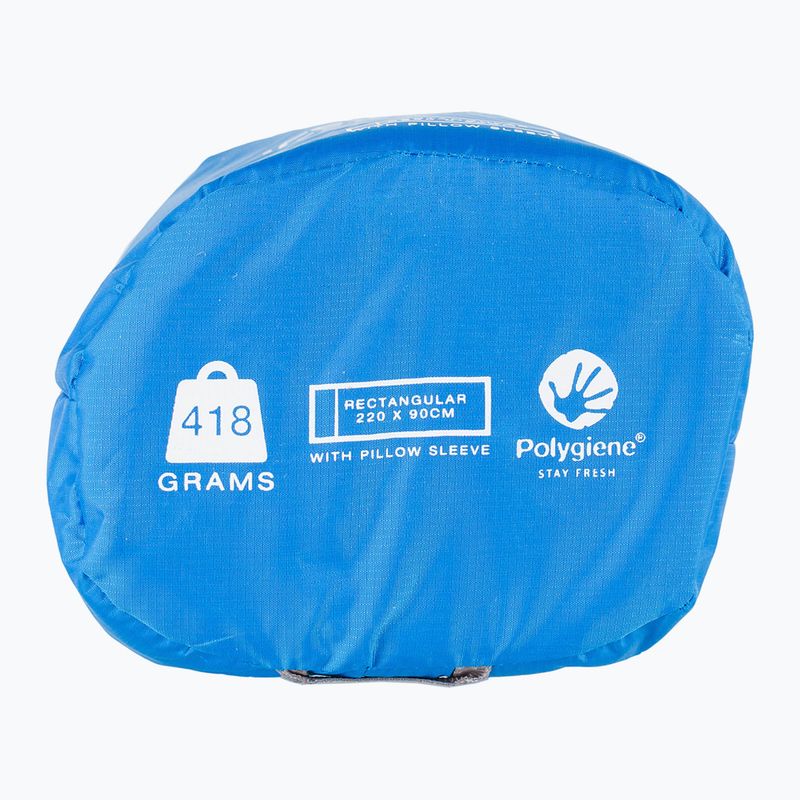 Fodera per sacco a pelo in cotone Lifeventure rettangolare blu 7