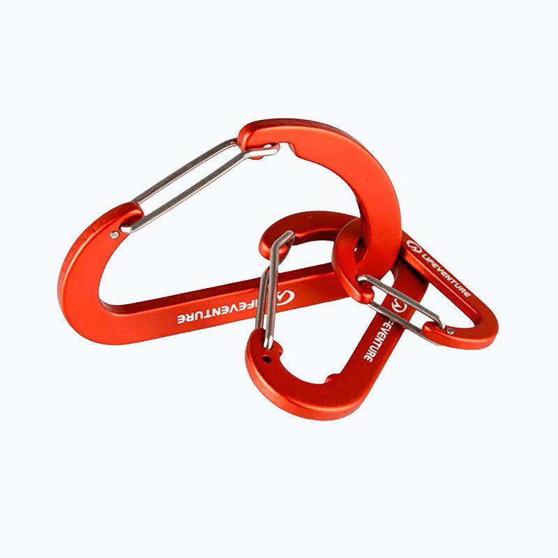 Moschettoni Lifeventure confezione da 3