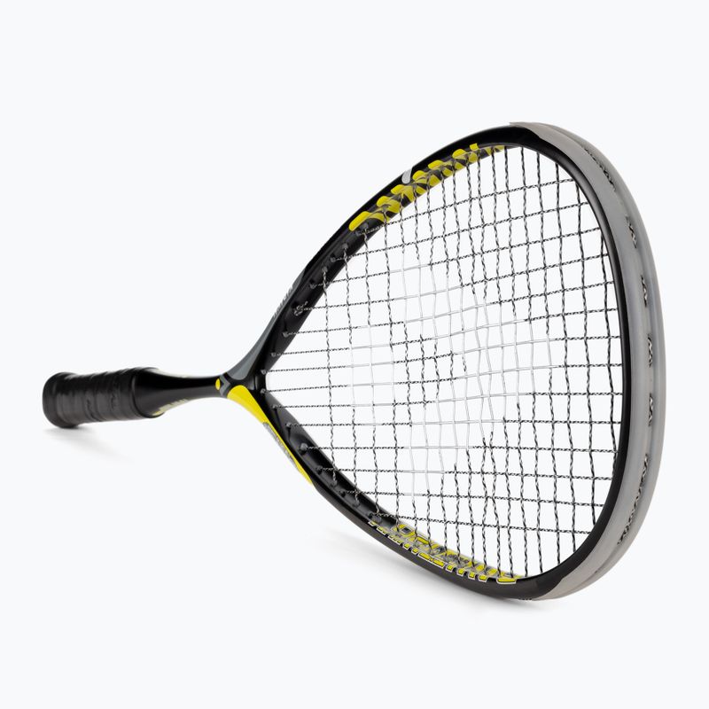Racchetta da squash Karakal Raw 120 nero/grigio/giallo 2