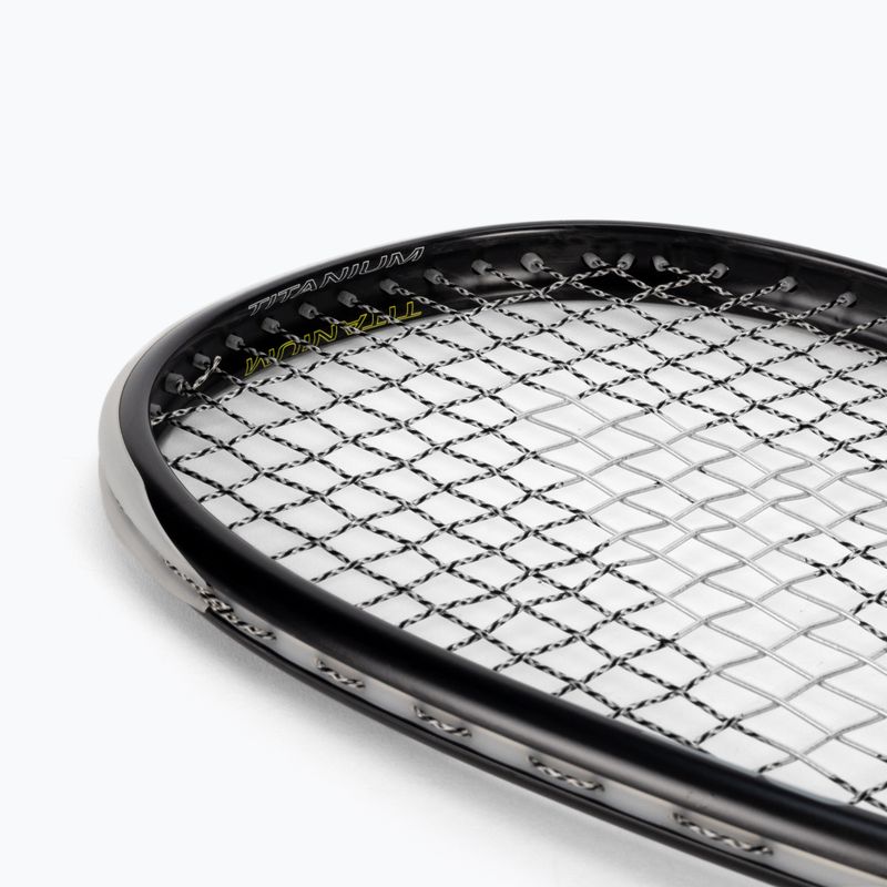 Racchetta da squash Karakal Raw 120 nero/grigio/giallo 5