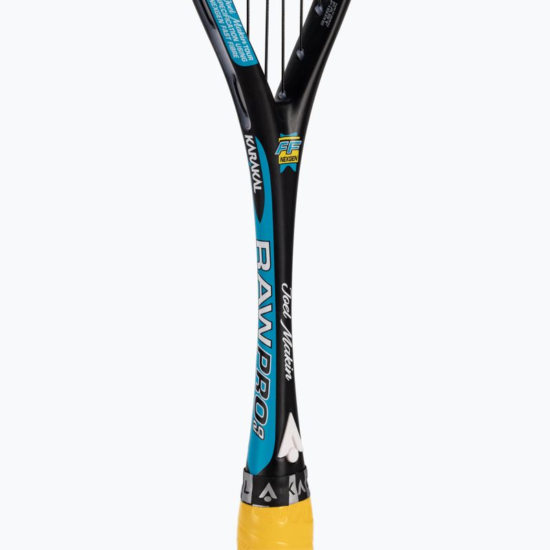 Racchetta da squash Karakal Raw Pro 2.0 JM nero/blu/giallo 4