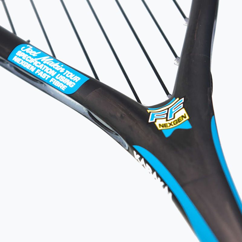 Racchetta da squash Karakal Raw Pro 2.0 JM nero/blu/giallo 10