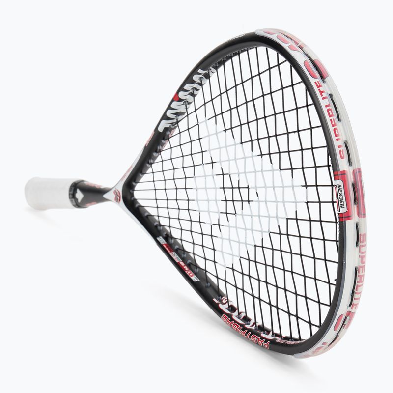 Racchetta da squash Karakal S-100 FF 2.1 bianco 2