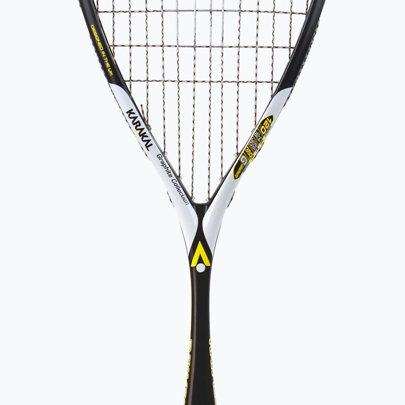 Racchetta da squash Karakal Raw 120 nera 4