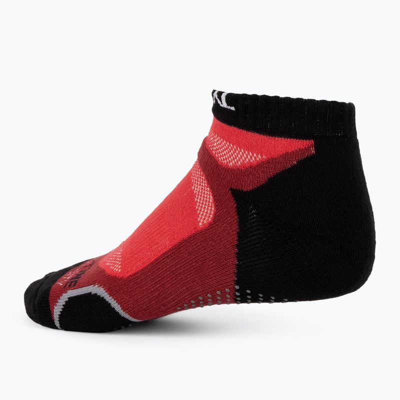 Calzini Karakal X4 Trainer rosso/nero 2