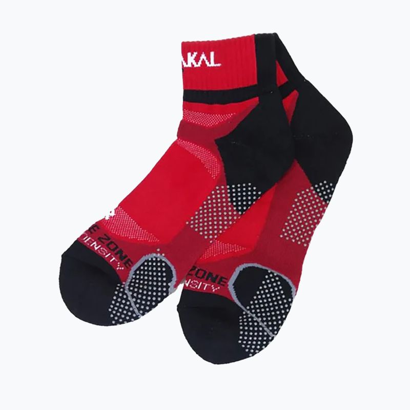 Calze Karakal X4 Ankle rosso/nero 5