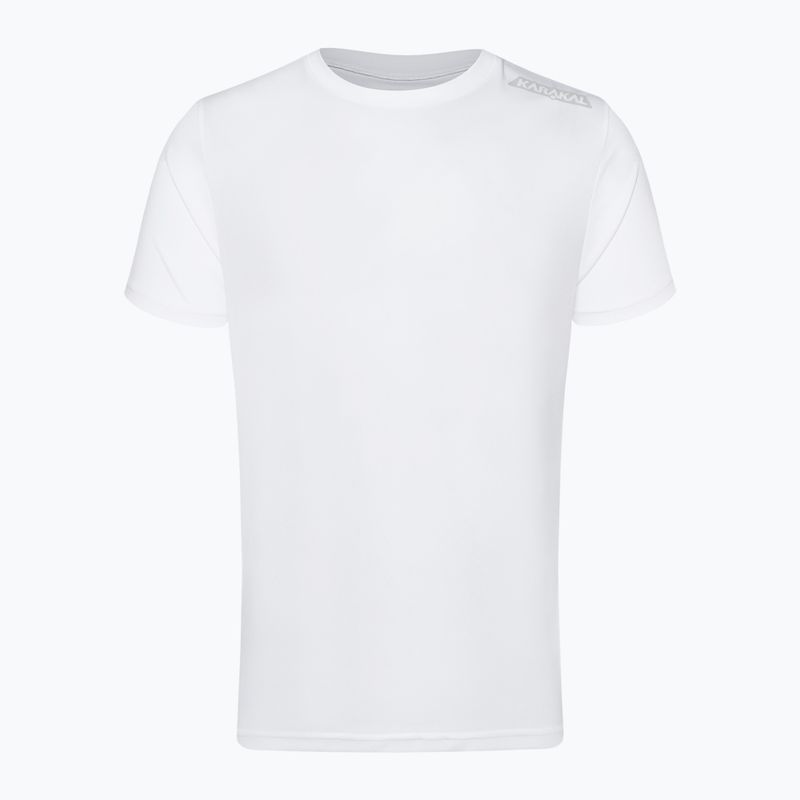 Maglia da squash da uomo Karakal Training Tee bianco 3
