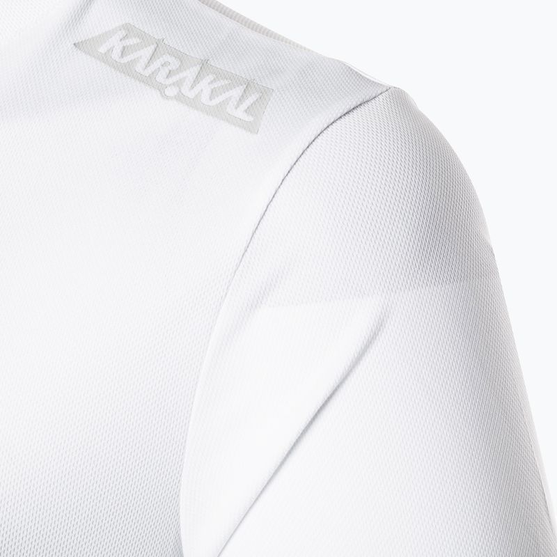 Maglia da squash da uomo Karakal Training Tee bianco 5