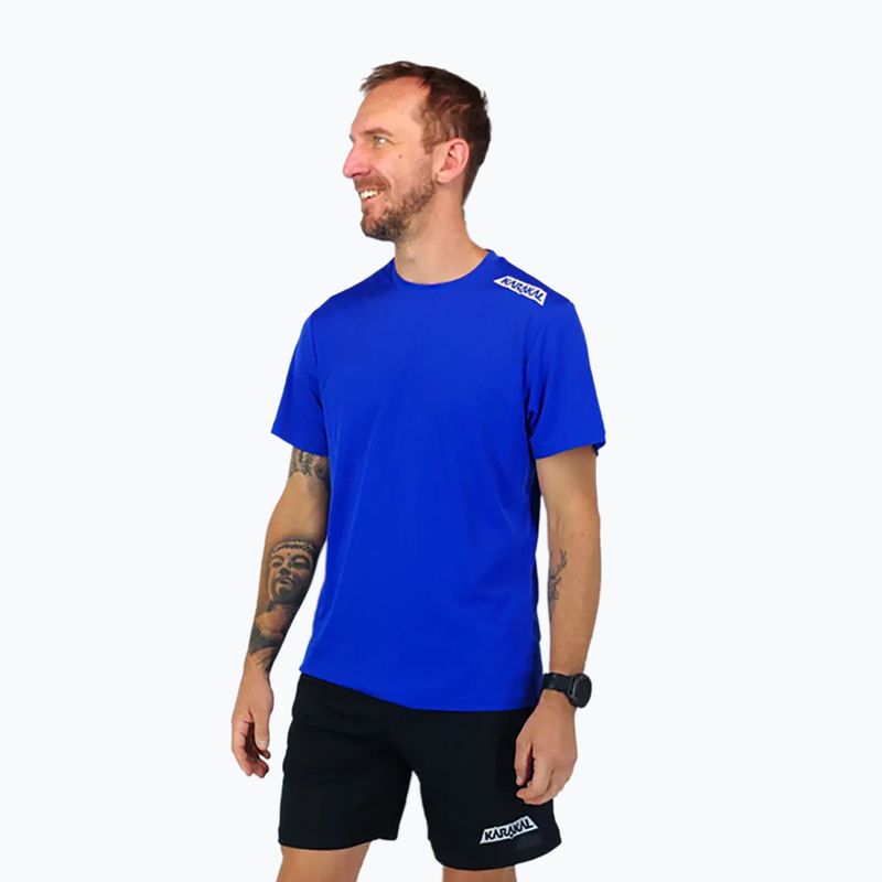 Maglia da squash da uomo Karakal Training Tee blu