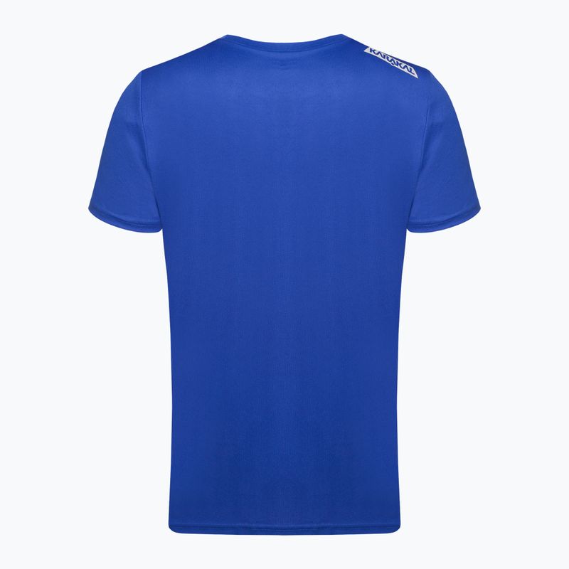 Maglia da squash da uomo Karakal Training Tee blu 4
