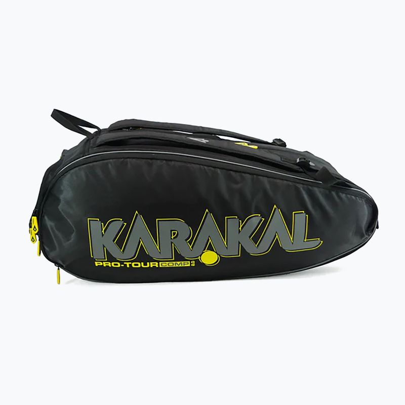 Borsa da squash Karakal Pro Tour Comp 2.0 nero/giallo