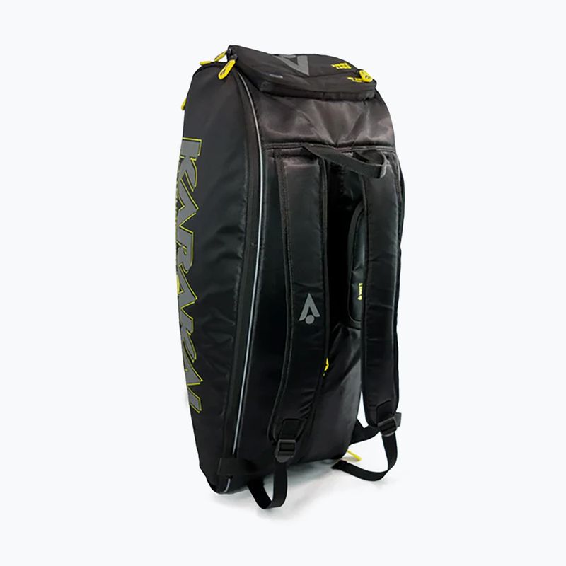 Borsa da squash Karakal Pro Tour Comp 2.0 nero/giallo 4