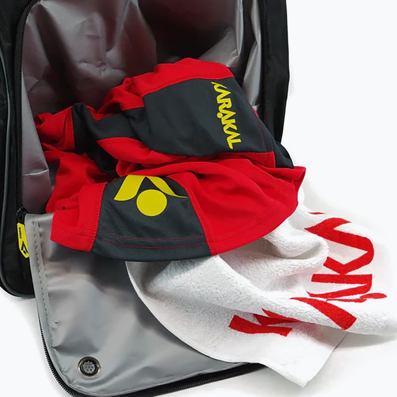 Zaino da squash Karakal Pro Tour 2.0 30 l nero/giallo 6