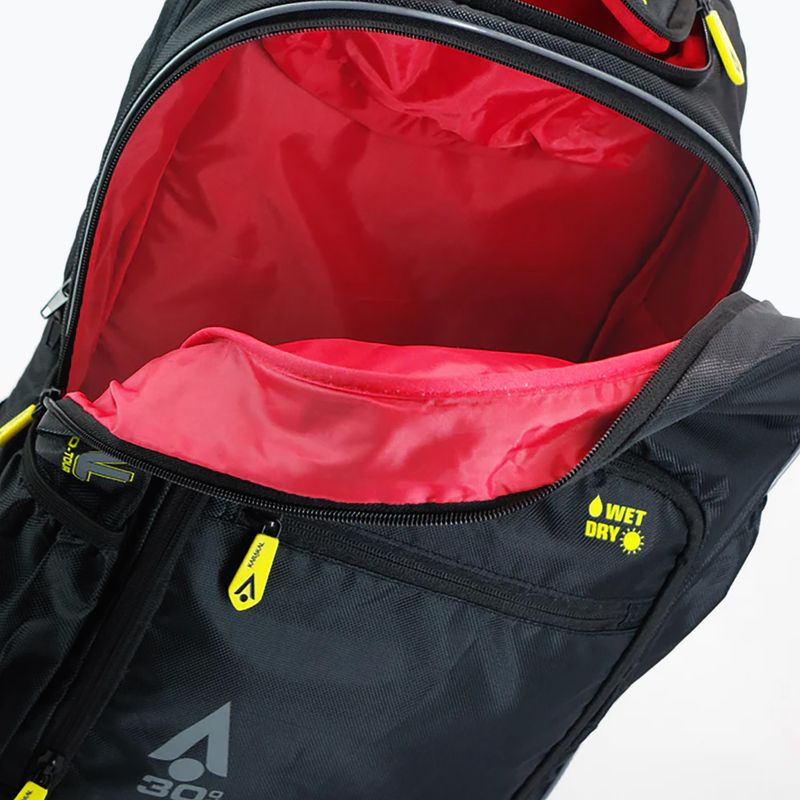 Zaino da squash Karakal Pro Tour 2.0 30 l nero/giallo 10