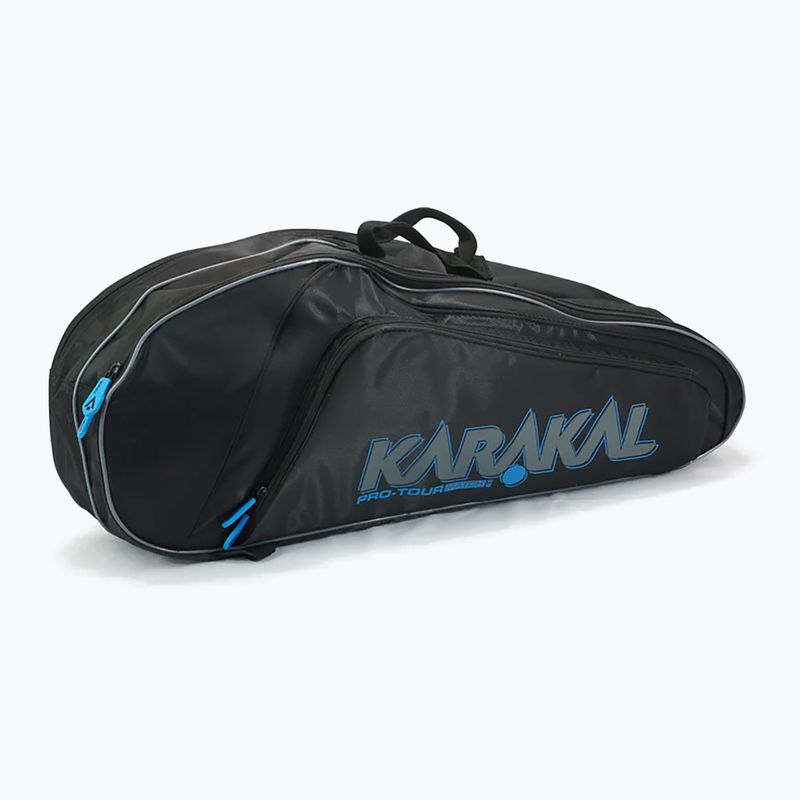 Borsa da squash Karakal Pro Tour Match 2.1 4R nero / blu 3