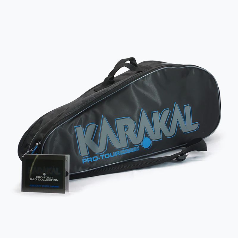 Borsa da squash Karakal Pro Tour Match 2.1 4R nero / blu 4