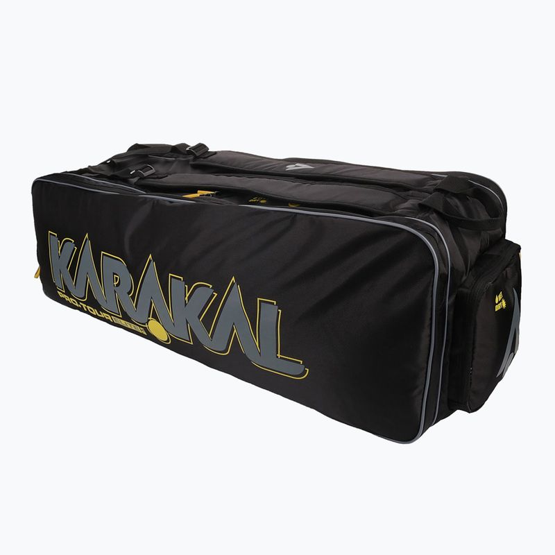 Borsa da squash Karakal Pro Tour Elite 2.1 12R giallo 3