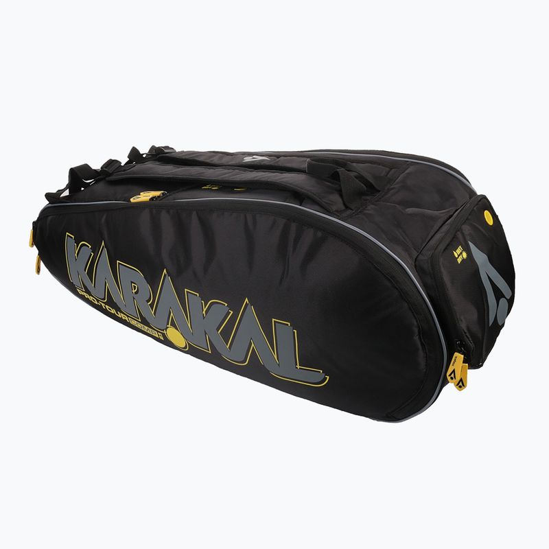 Borsa da squash Karakal Pro Tour Comp 2.1 9R giallo 3