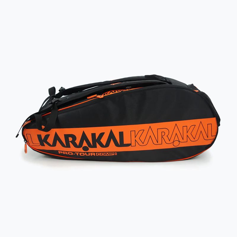 Borsa da squash Karakal Pro Tour Comp 2.2 9R arancione 3
